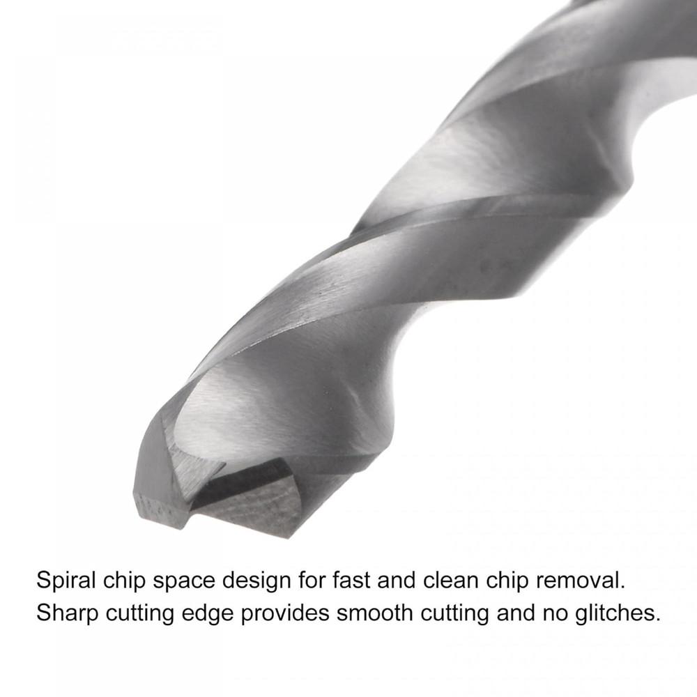 Solid Carbide Drill Bits, 7Mm C2/K20 Tungsten Carbide Jobber Drill Bits Straight