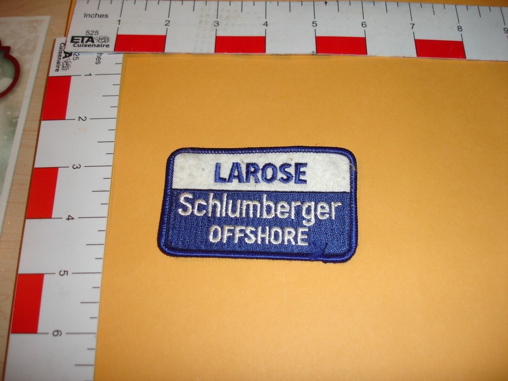 oil related advertising patch vintage