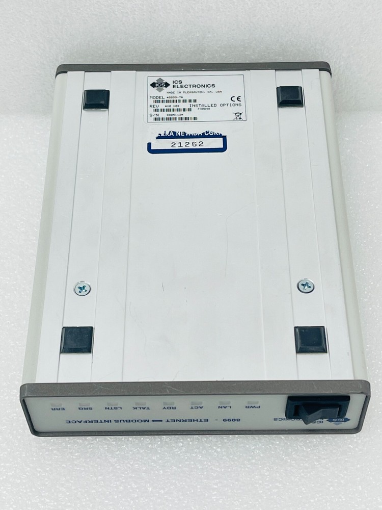 Used - ICS Electronics 8099 ETHERNET - MODBUS INTERFACE (No Power Adapter)