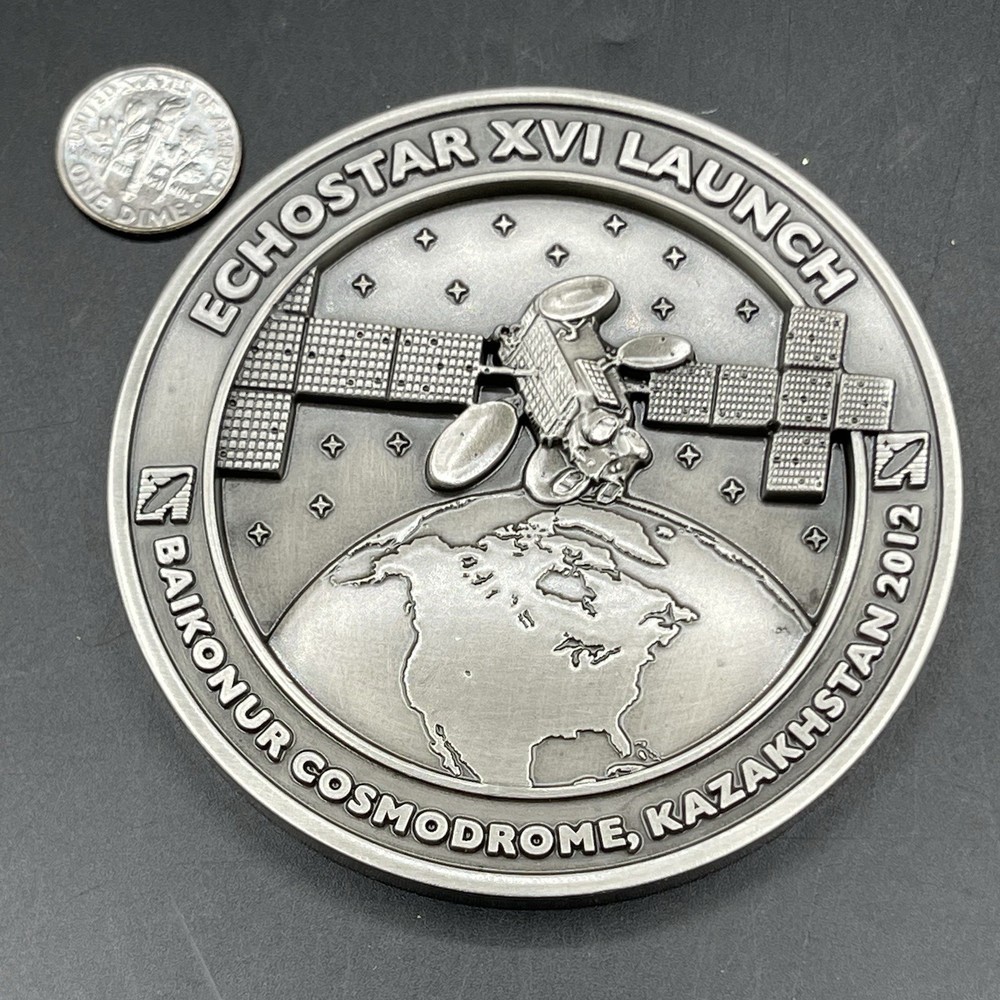 Echostar XVI Launch medallion 2012 Kazakhstan Space Systems Loral Echostar