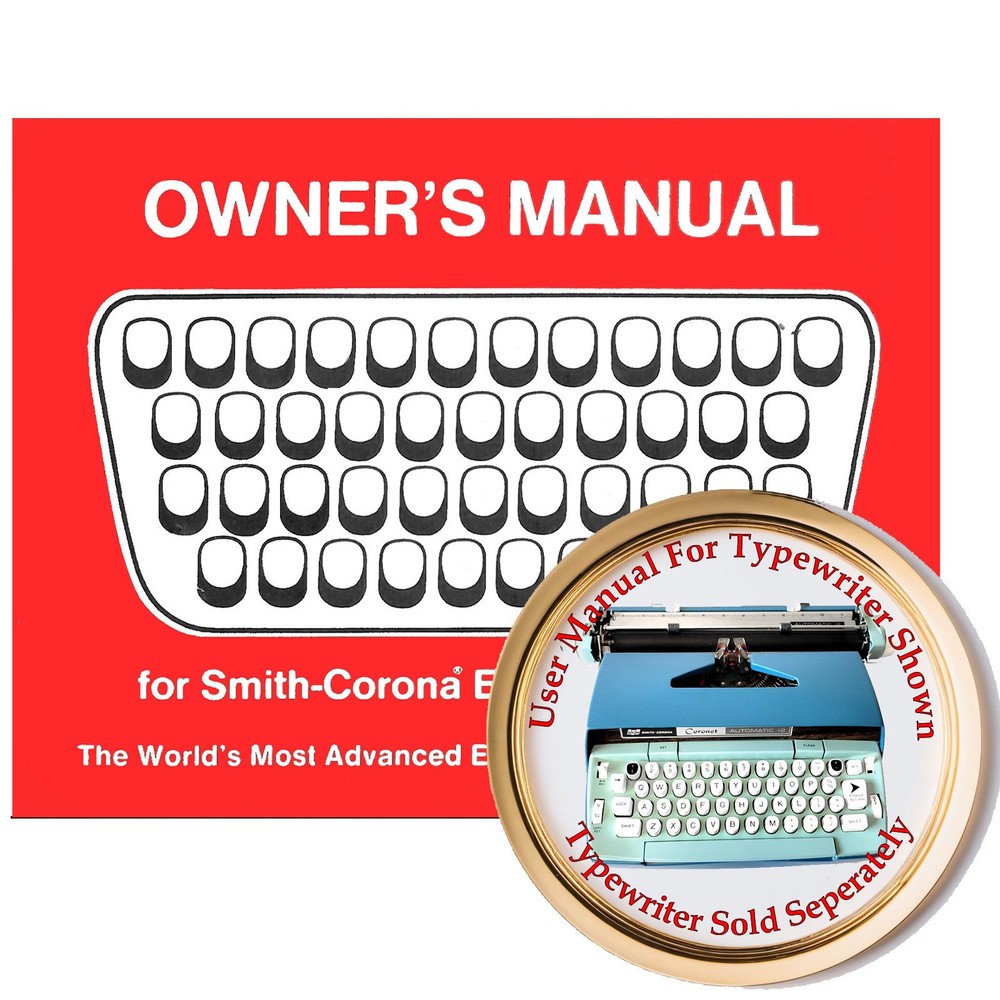 Smith Corona Coronet Automatic 12 Typewriter User Instruction Owner's Manual