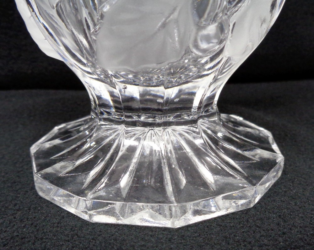 Vintage Lead-Cut Crystal Handled Pitcher