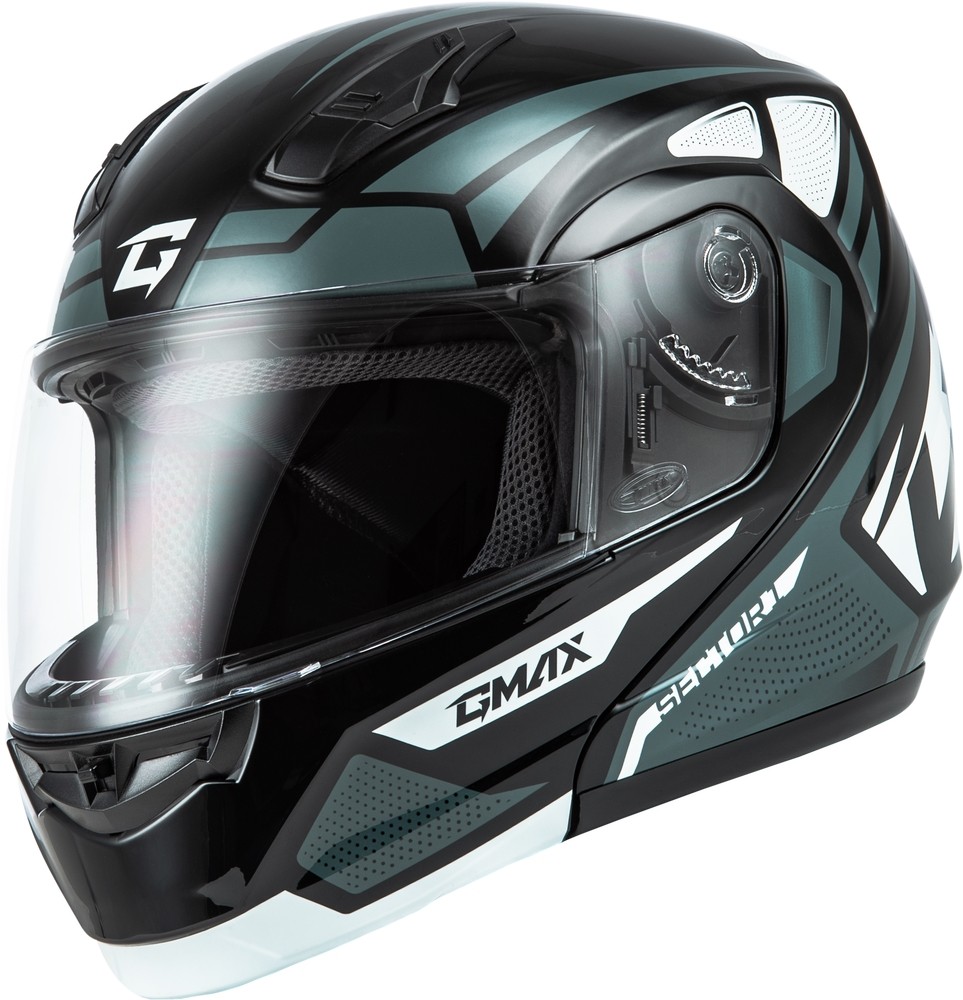 GMAX MD-04 Sector Helmets Md Black/Silver M1043365
