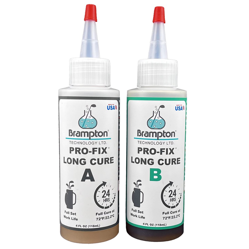 PRO-FIX Long Cure Golf Epoxy - Full Set Work Life - Extra Strength - Golf Ep...