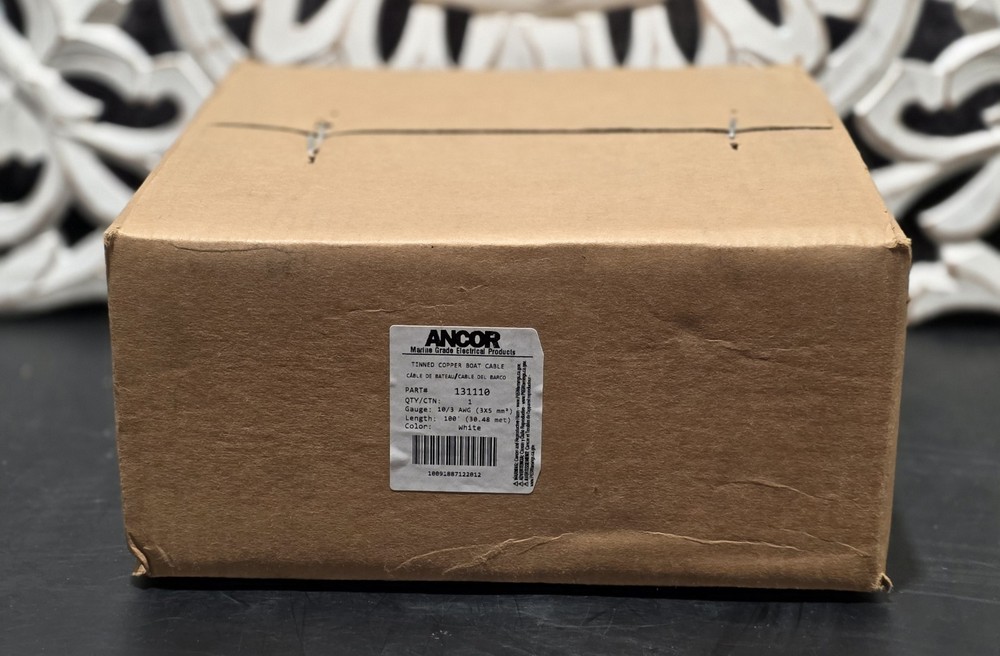 Ancor Triplex 10/3 AWG 100' Cable - White 131110