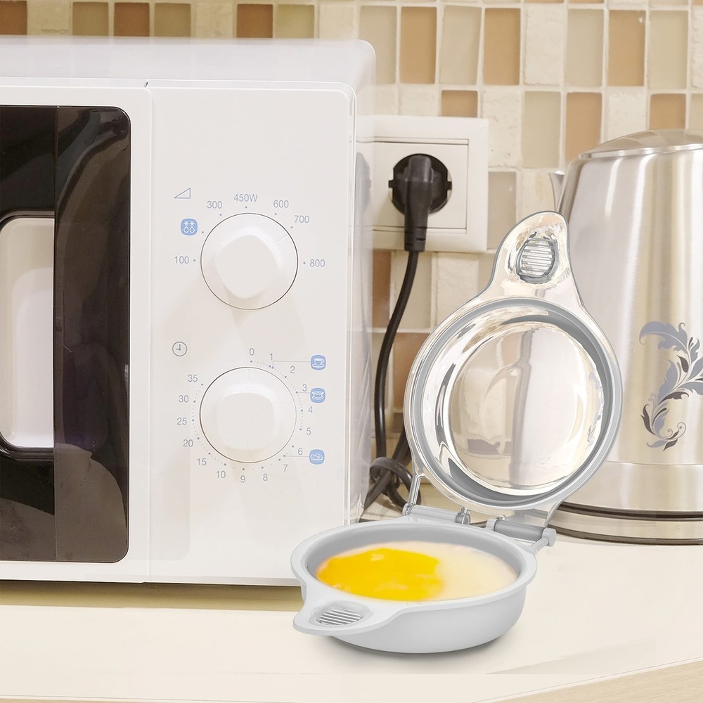 Microwave Egg Maker, a Healthy Breakfast Cooking Utensil - Eggs, White
