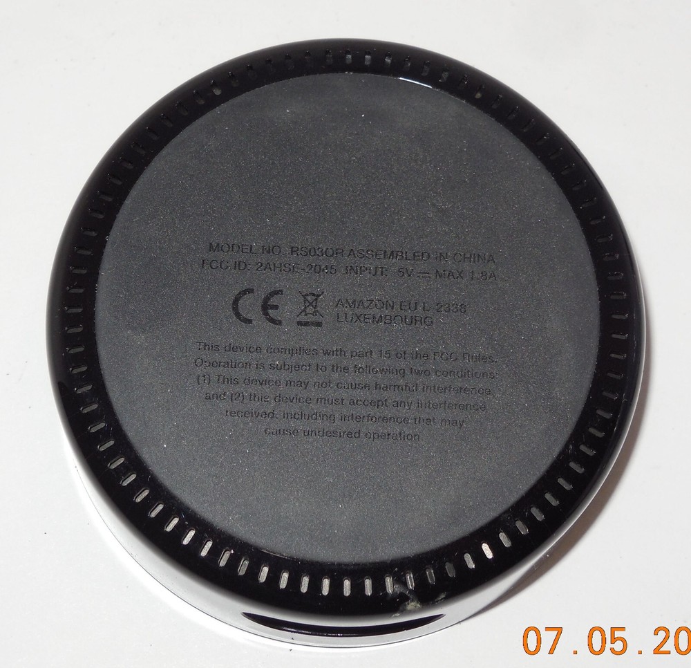 Amazon Echo Dot 2nd Generation Smart Speaker with Alexa Built In Model RS03QR