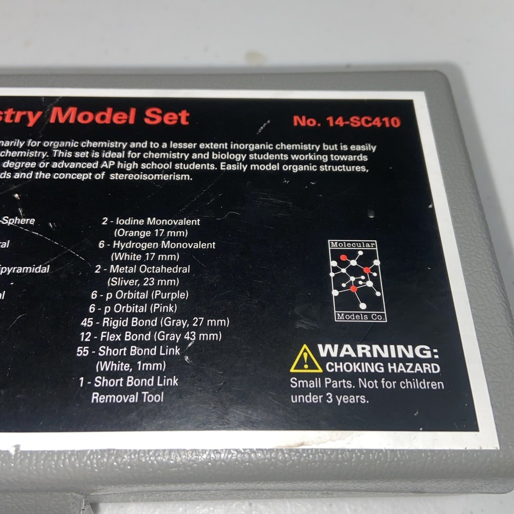 Organic Chemistry Model Set No. 14-SC410
