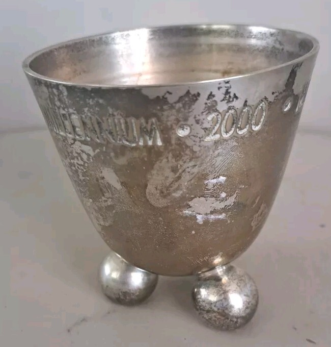 Millennium 2000 Silver Plate? Cup.
