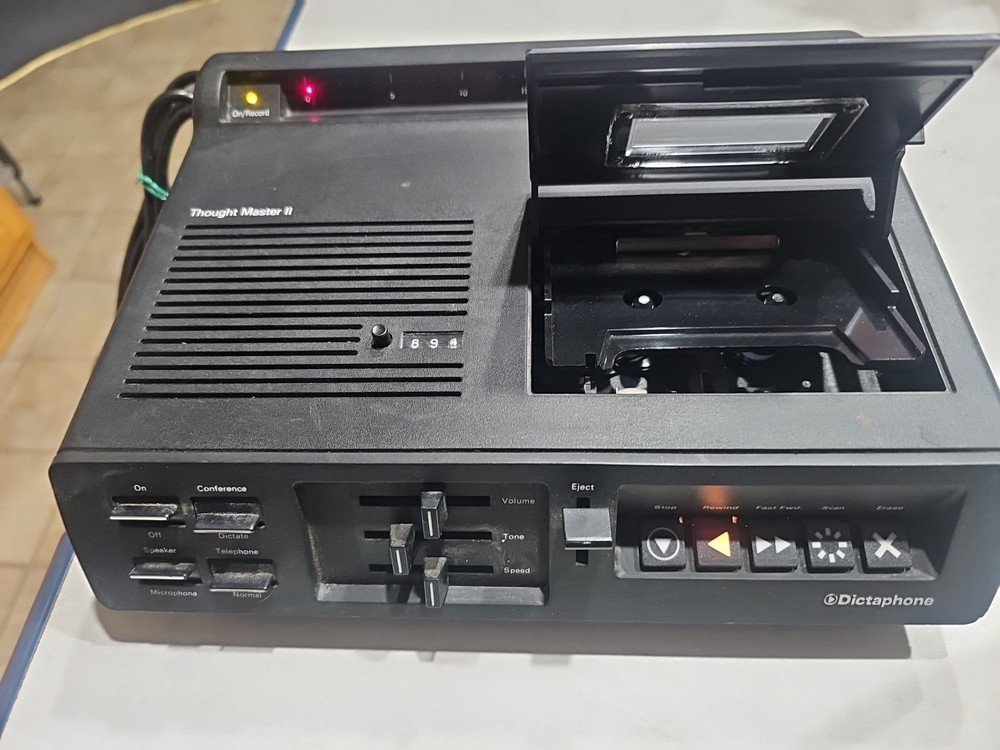 DICTAPHONE 3800 THOUGHTMASTER DICTATION MACHINE