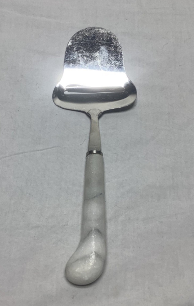 Sheffield Prill Cheese Serving Set Knife and Slicer Marble Handle