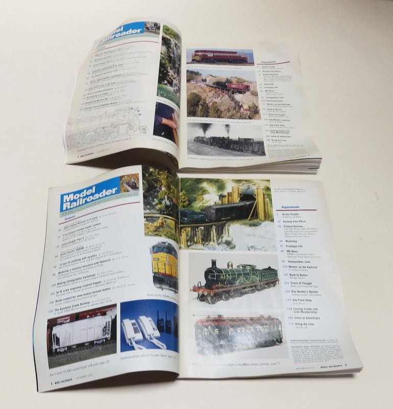 Model Railroader Magazine Complete Year 2000 - 12 Issues