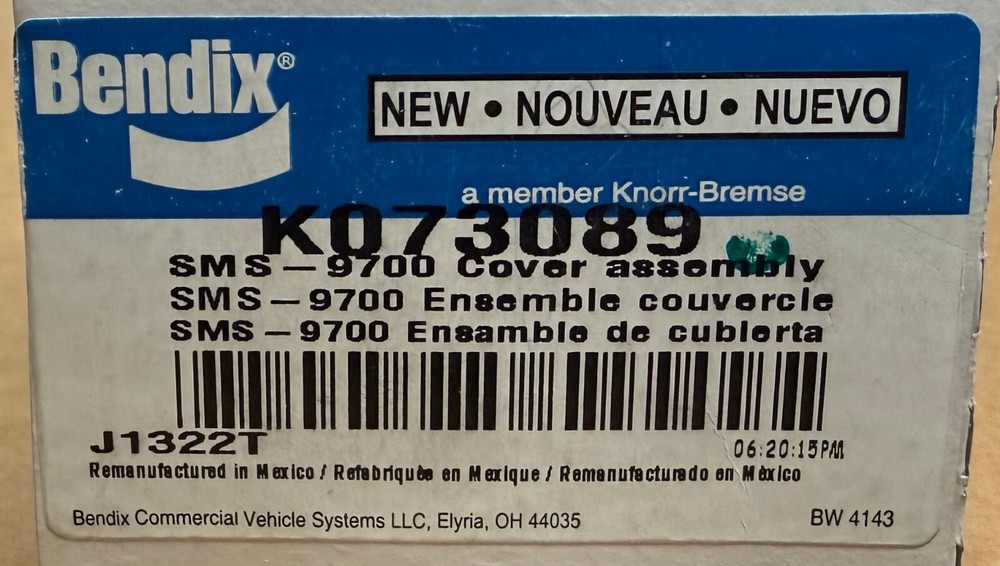 BENDIX Cover Assembly K073089