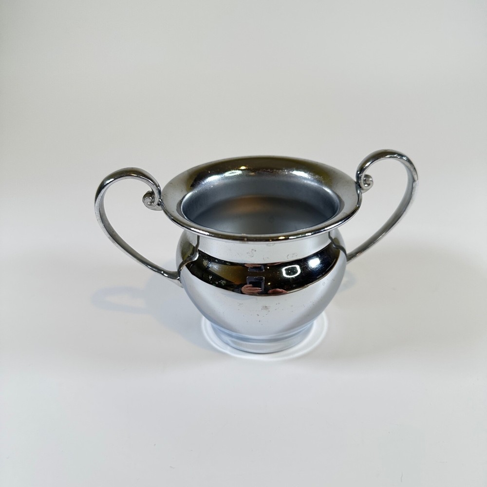 Farberware Teapot with Cream and Sugar Holders Vintage