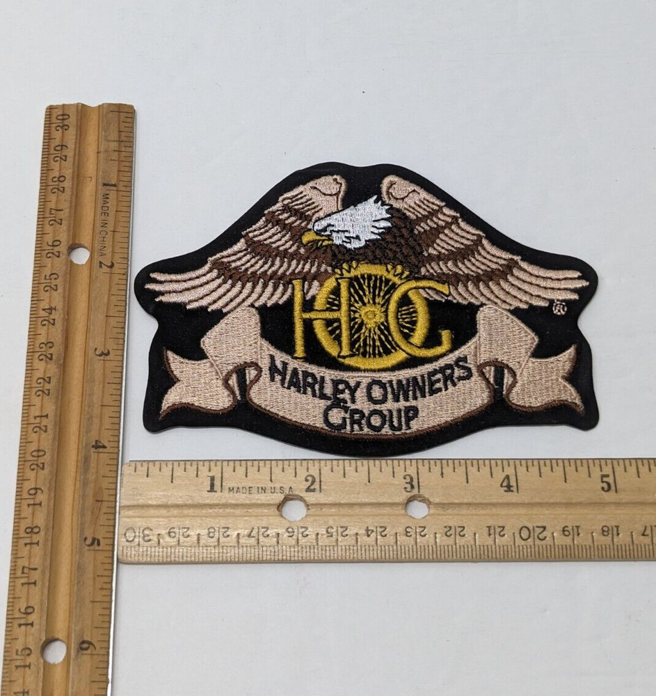 Harley Davidson HOG Harley Owners Group Vest Jacket Bald Eagle Patch