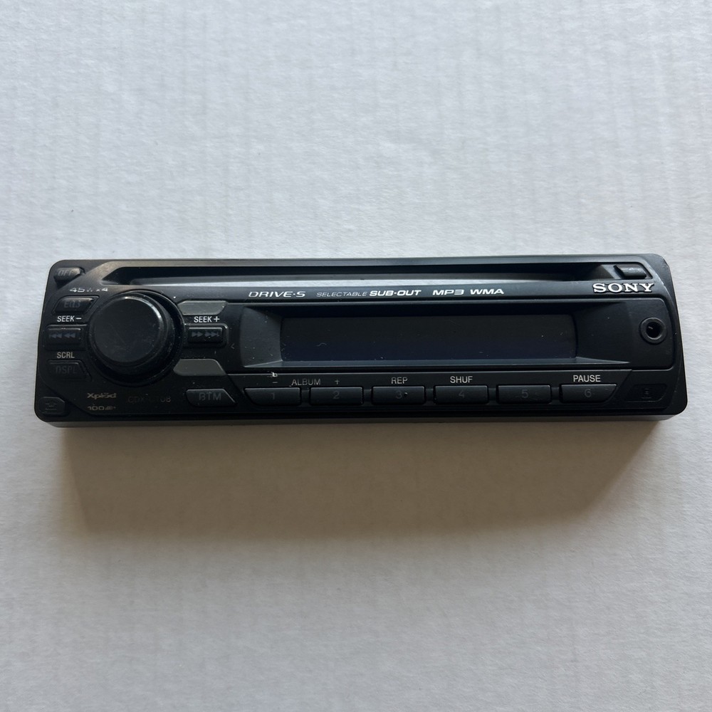 Sony CDX-GT08 Replacement Faceplate For Car Stereo