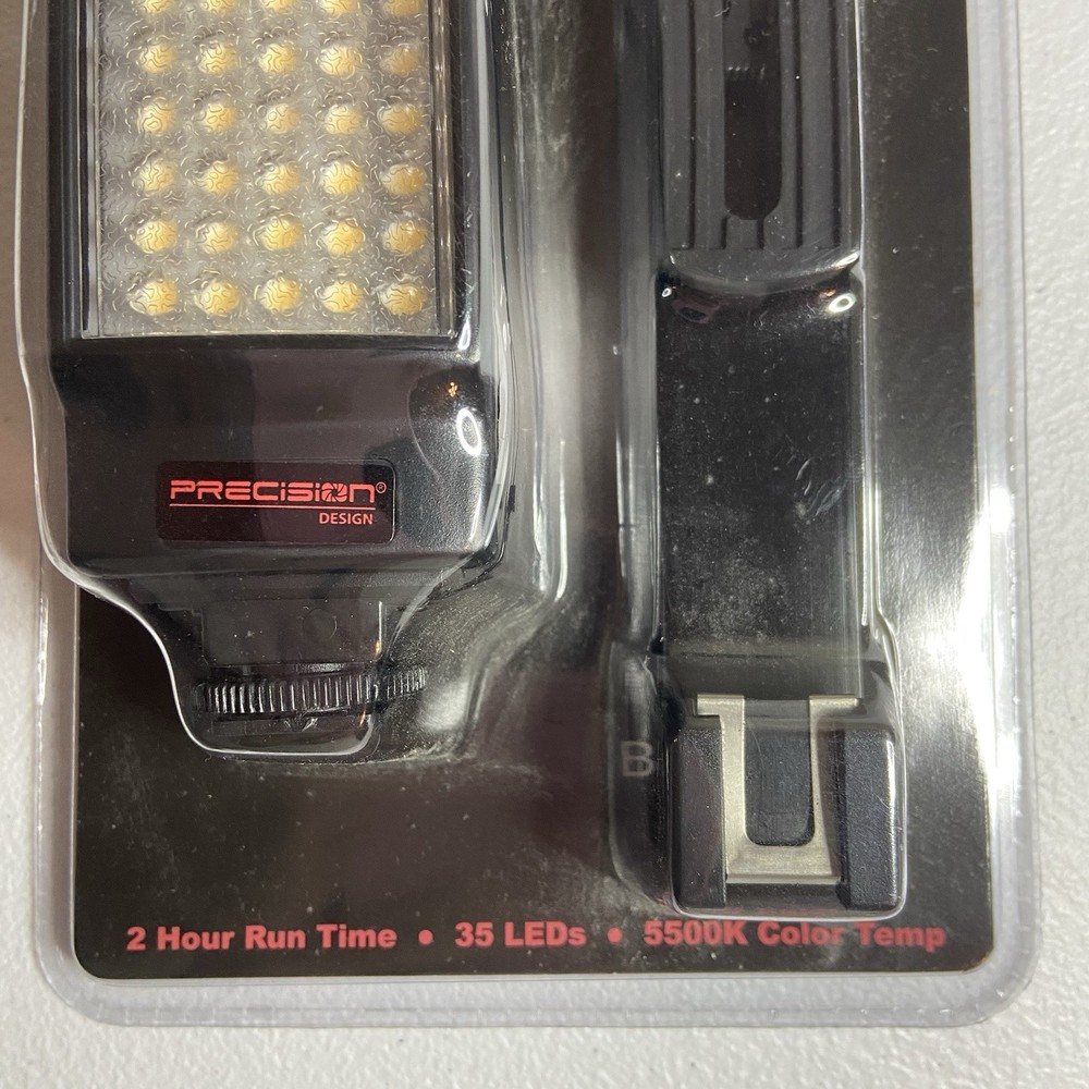 New Precision Design Digital Camera/Camcorder Led Video Light w/Bracket