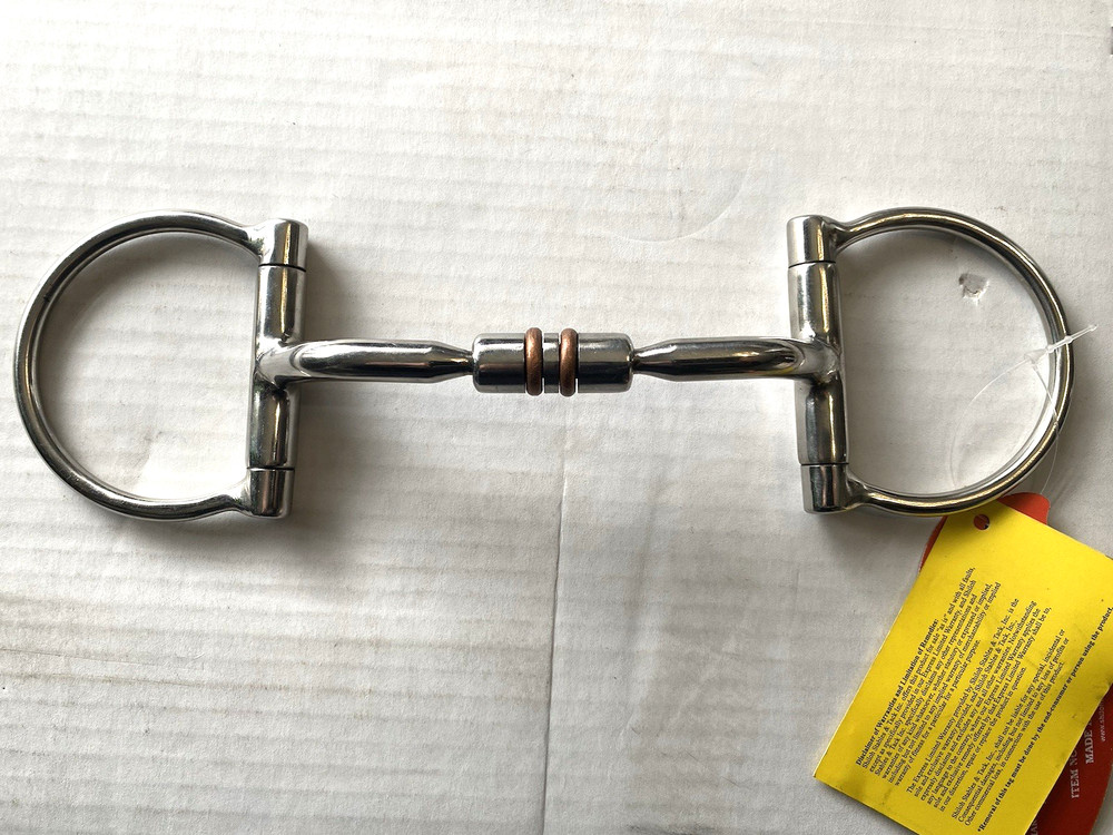 5" stainless offset dee bit w/copper wrapped roller barrel center