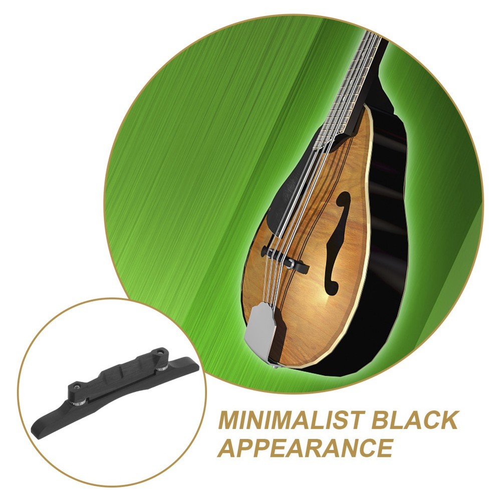 Replacement Mandolin Bridge Wide Flat Top Stringed Instrument Parts