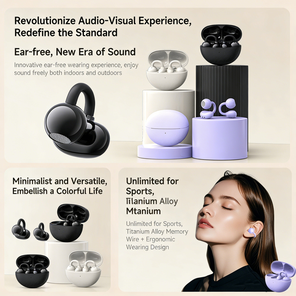 2026 Wireless Bluetooth 5.4 Earbuds Headphones For iPhone Samsung Galaxy Android
