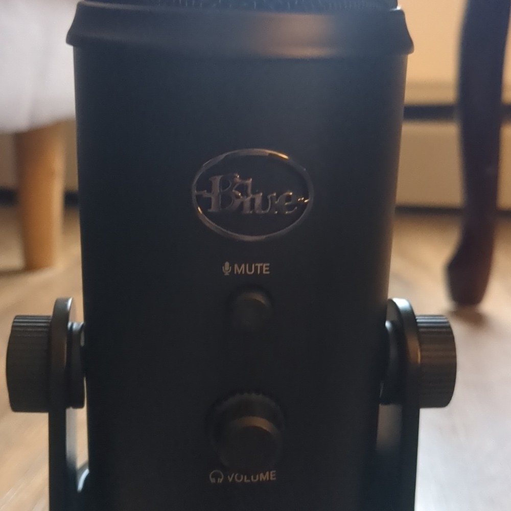 Blue Yeti Blackout Edition USB Microphone Black, Multi-Pattern, Mute Button