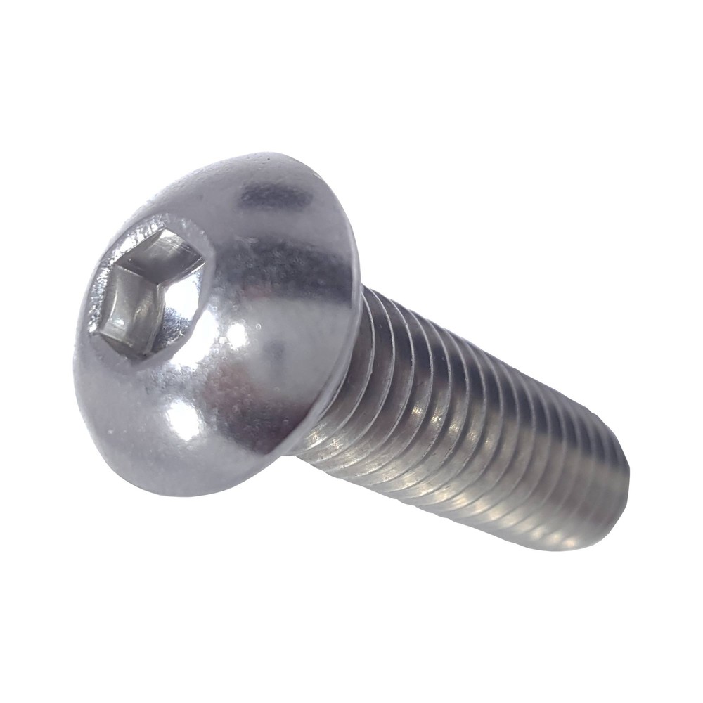Button Socket Cap Screws Stainless Steel 10-24 X 3/4" Qty 100