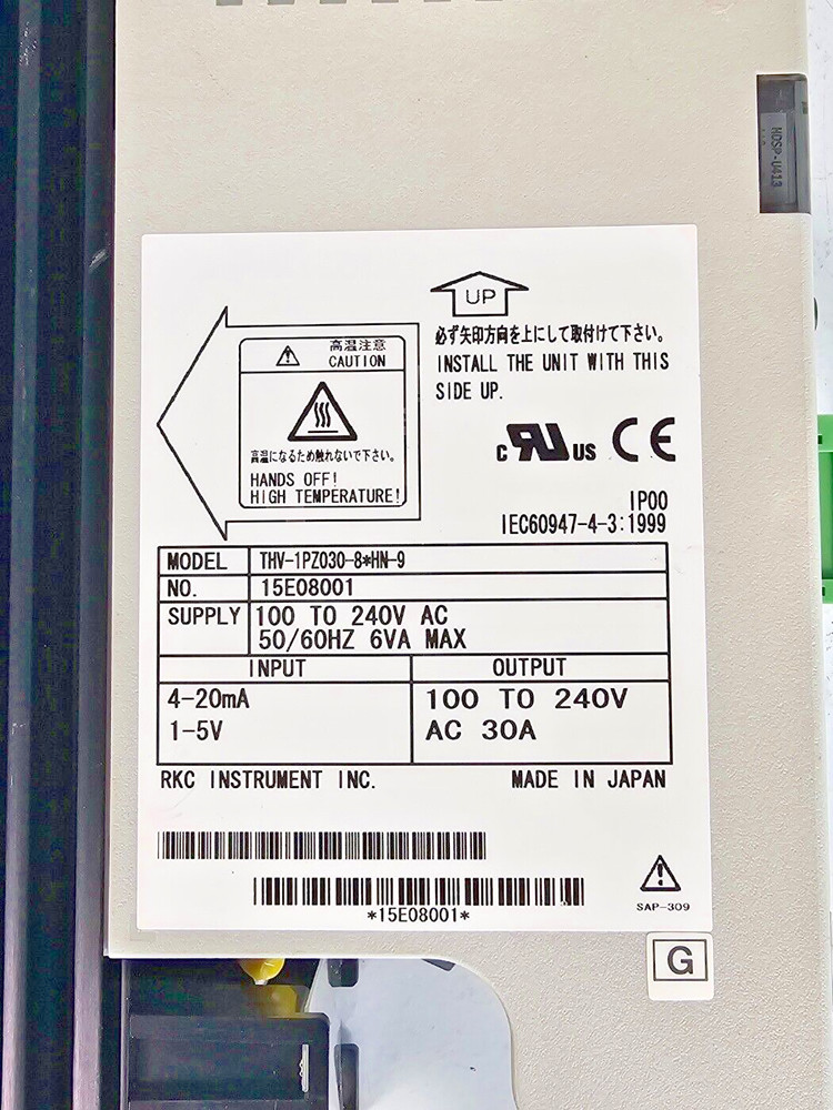 RKC controller THV-1PZ030-8*HN-9