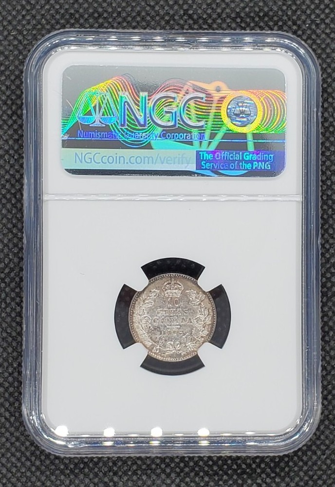 1908 Canada 10 Cents | NGC AU55