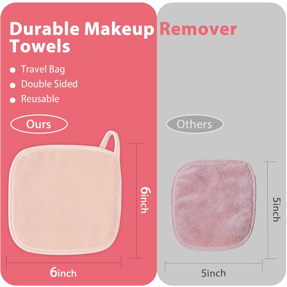 Makeup Remover Cloths 12 Pack Beige