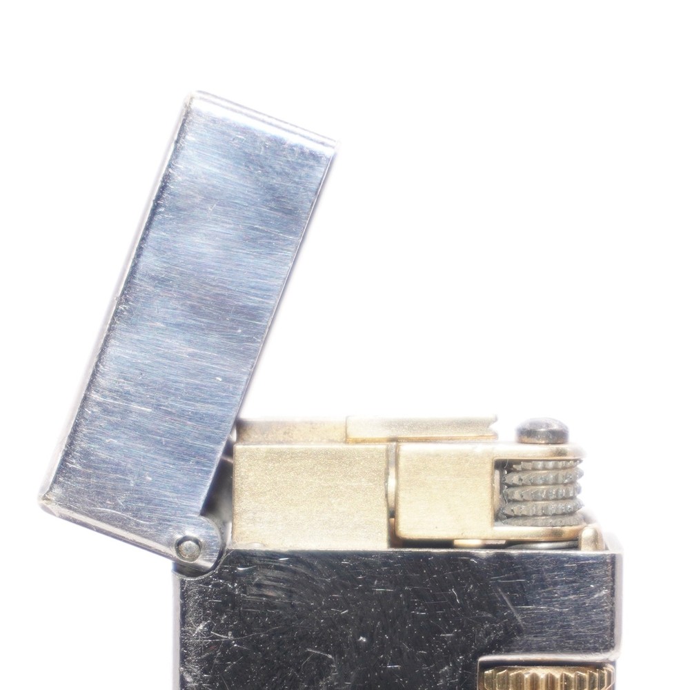 Dunhill Lighter Palladium Plate _Ultrasonically Cleaned_Working