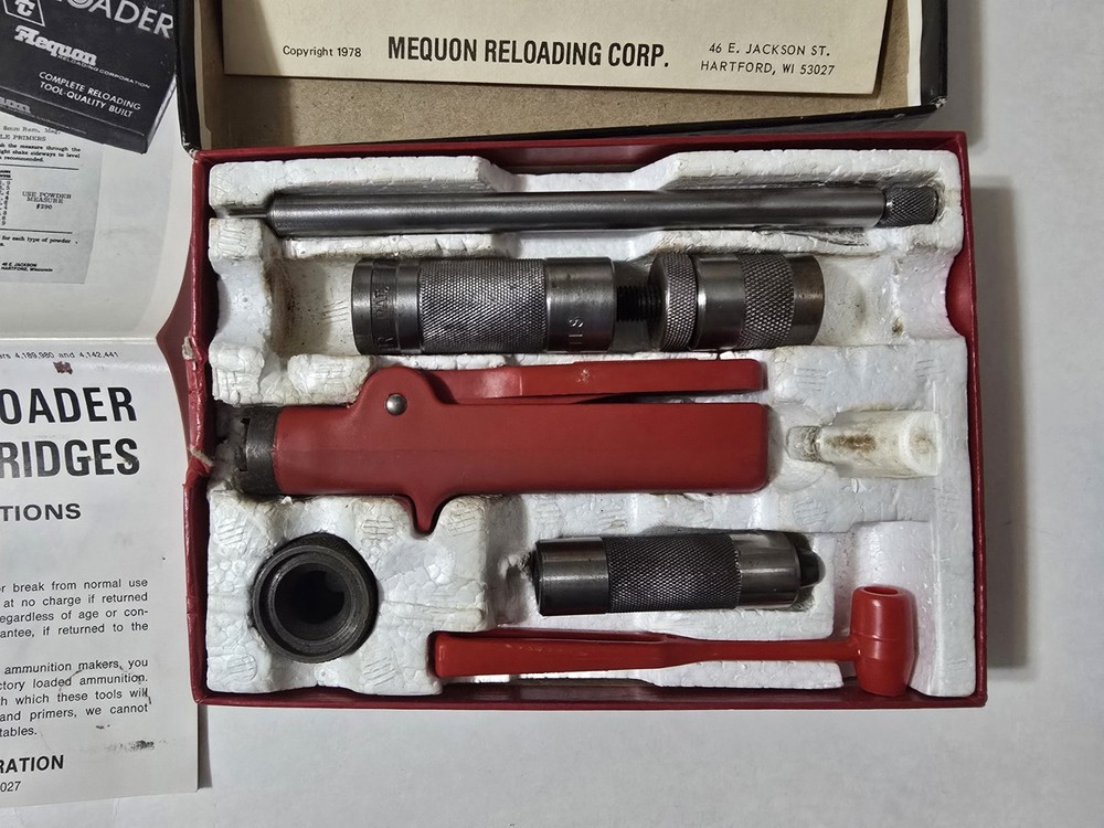 Vintage Lee Loader Complete Reloading Kit for .38 Special / .357 - Box & Manual