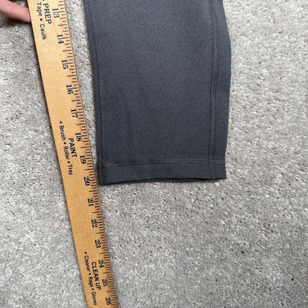 Isabel Maternity Active Capri Pants Crossover Panel Gray Women's Size M