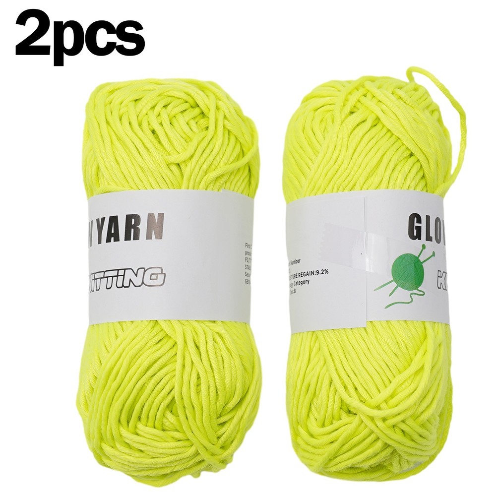 Luminous Polyester Blend Yarn for DIY Projects Hand Knitting Crochet 50g