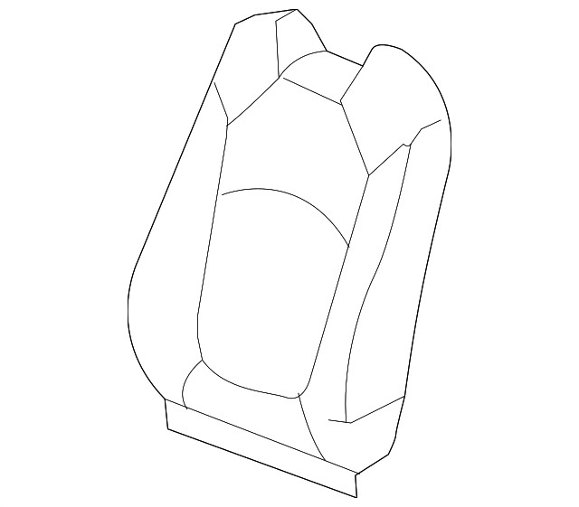 Genuine GM Seat Back Cover 20864192