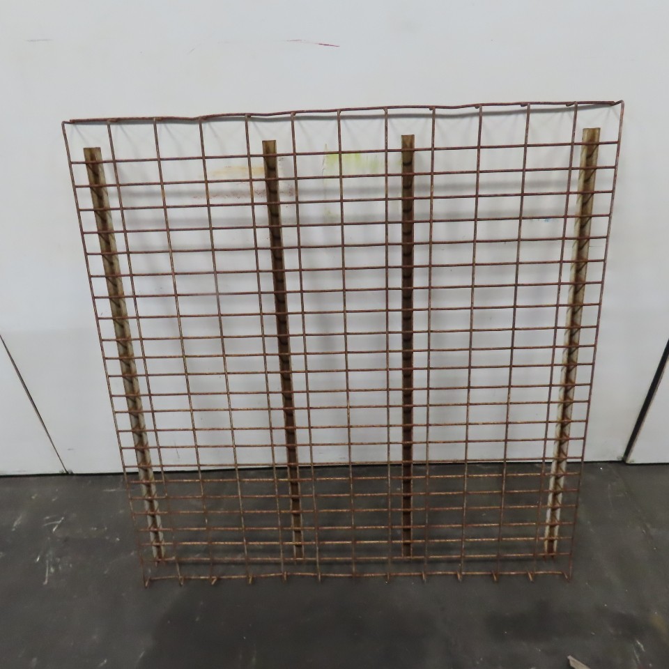 48" x 48" 4 Channel Double Waterfall Pallet Rack Wire Decking USED