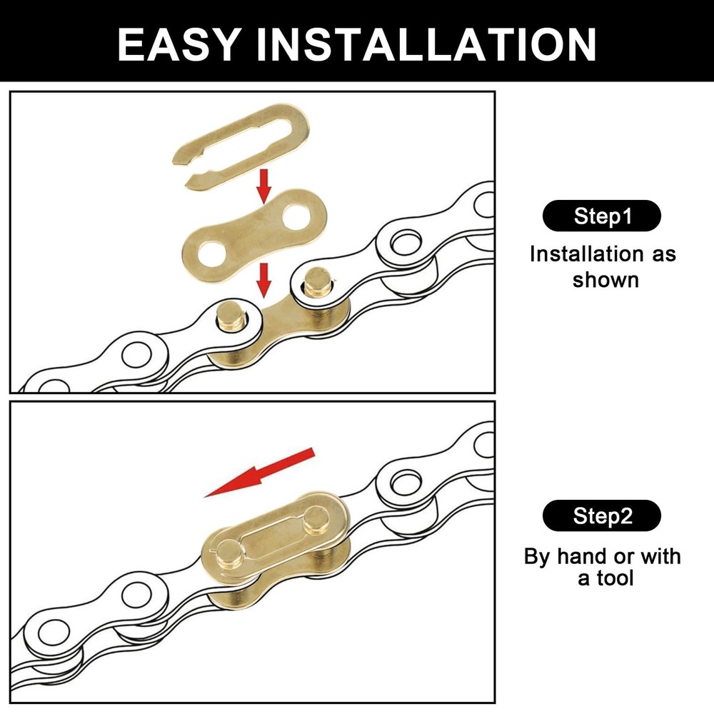 Bike Chain Master Link Single Speed Bicycle Chain Link Missing Link Connecto...