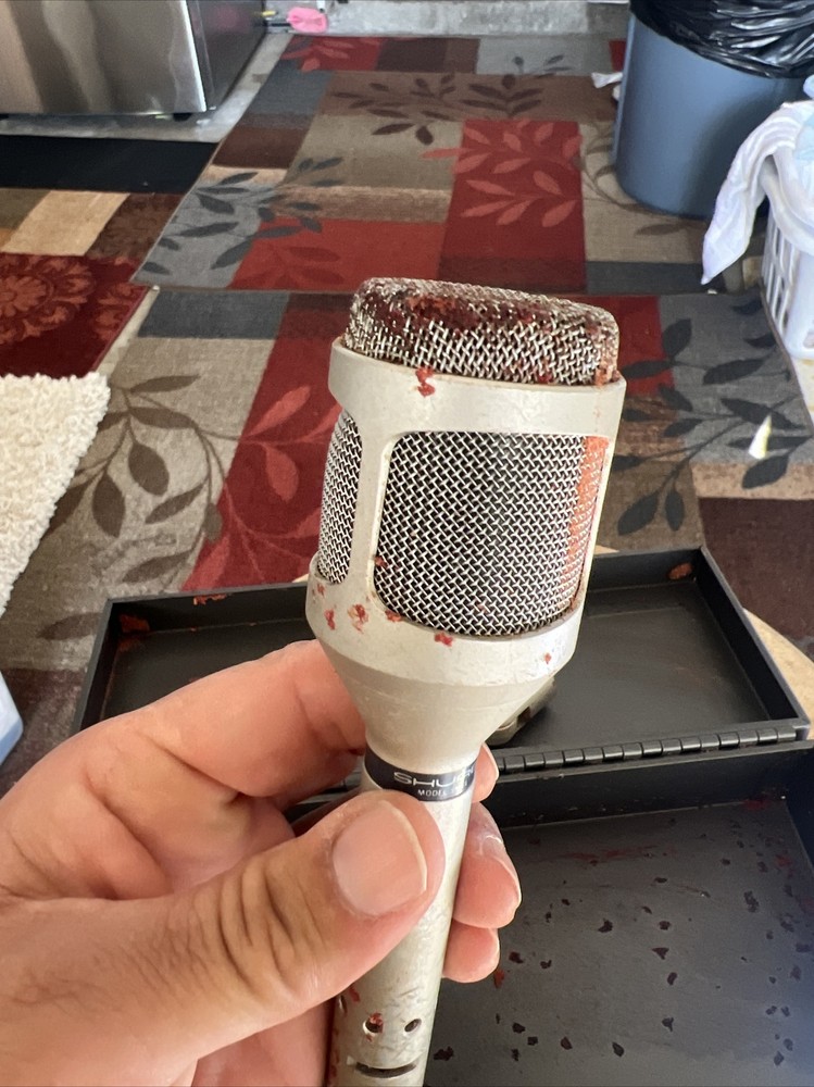 Vintage Shure SM54 dynamic cardioid microphone - Untested