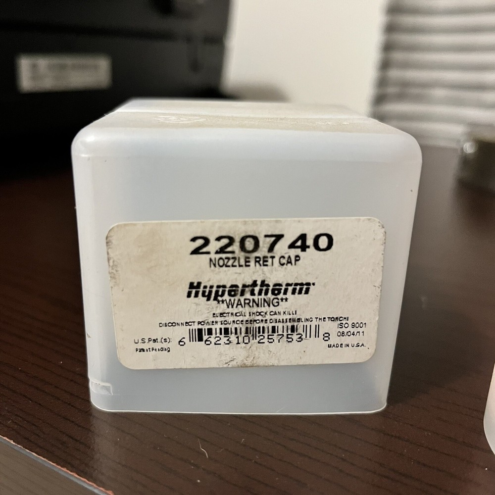 Hypertherm 220740 Cap HPR400XD 260A Bevel Nozzle Retaining Ms