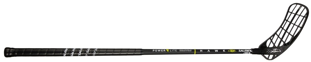 2019 Salming Hawk PowerLite Oval Kickzone Floorball Stick, 103 cm
