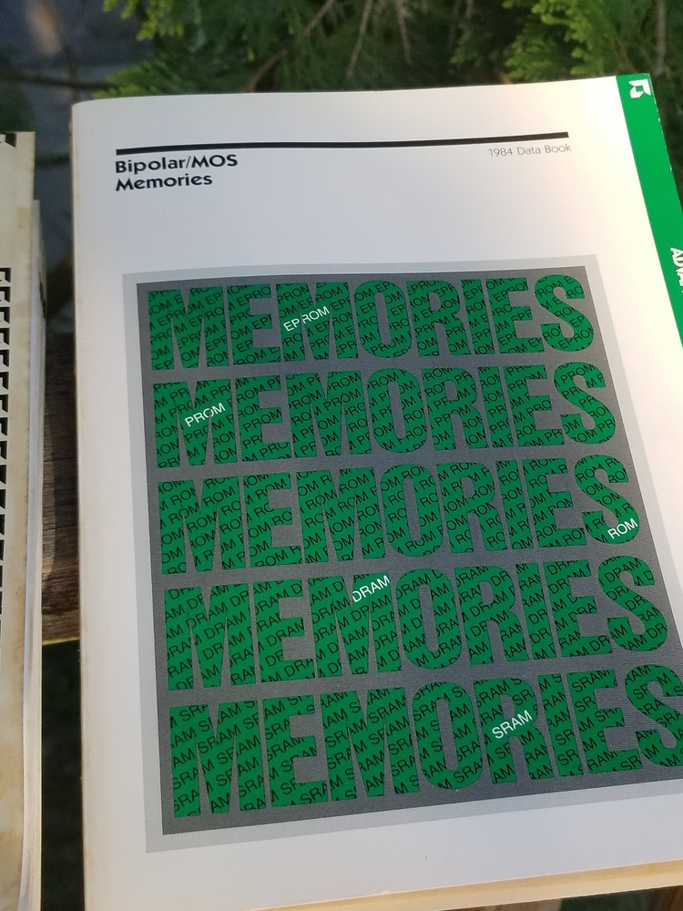 2 VINTAGE DATA BOOKS 1979 ELECTRIC ADVANCED MICRO DEVICES & 1984 BIPOLAR/MOS