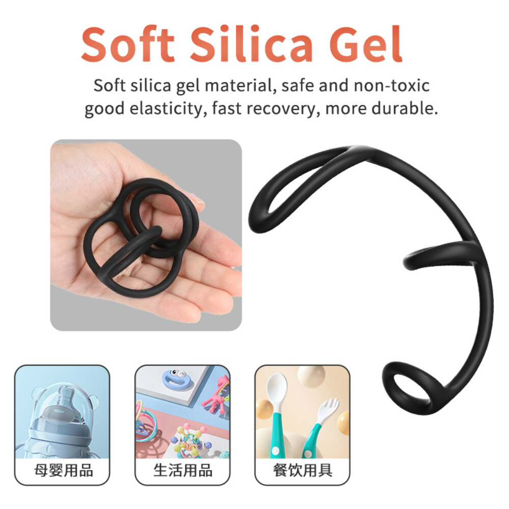 Silicone Penis Glans Stretcher Phimosis Curing Peritomize Correction Ring