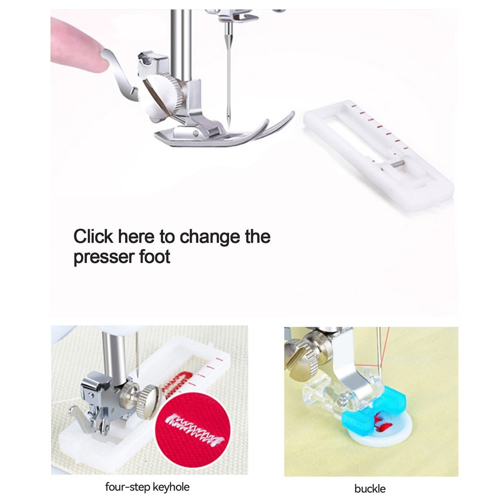 Portable Sewing Machine for Beginners with Full Kit & Extension Table