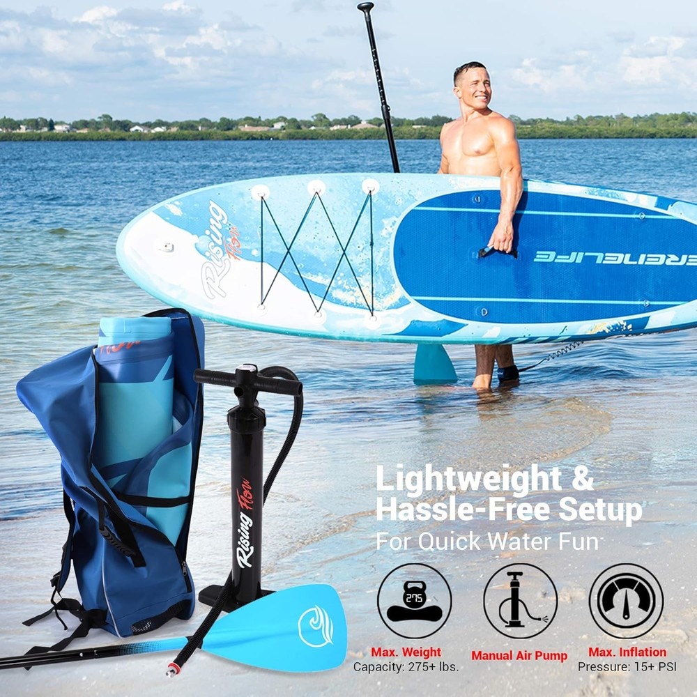 Versatile Inflatable Stand Up Paddle Board with Accessories – Lightweight Design