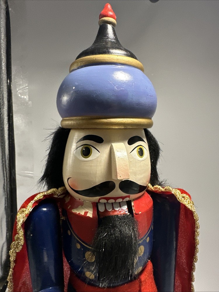 #F8-Christmas Holiday 15" Wood Nutcracker