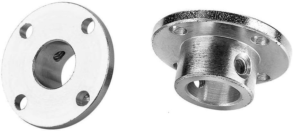 4Pcs 12Mm Flange Coupling Connector, Rigid Guide Model Coupler Accessory, Shaft