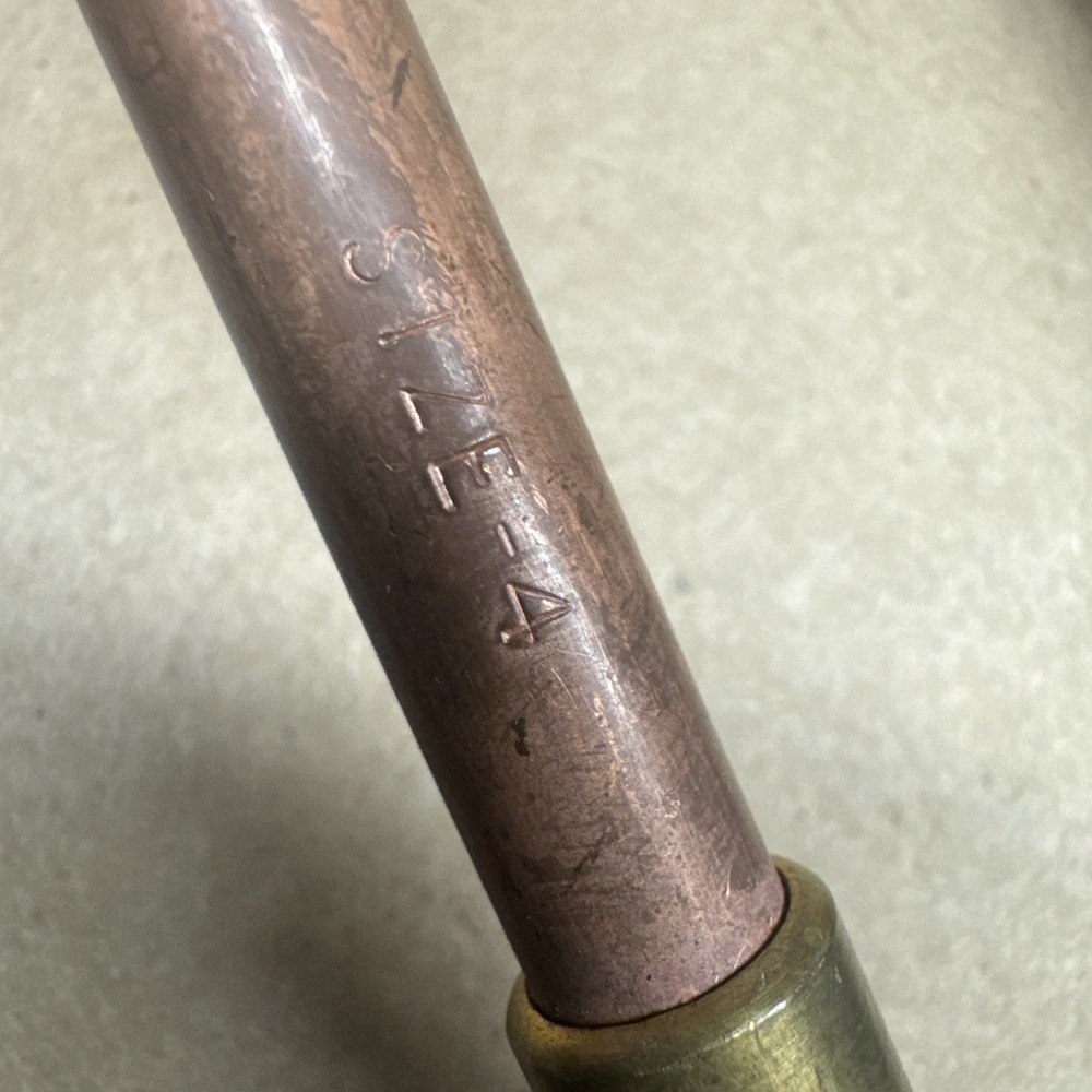 4 Marquette Super-Jet Welding Tips Oxy-Acetylene - Blue Nut