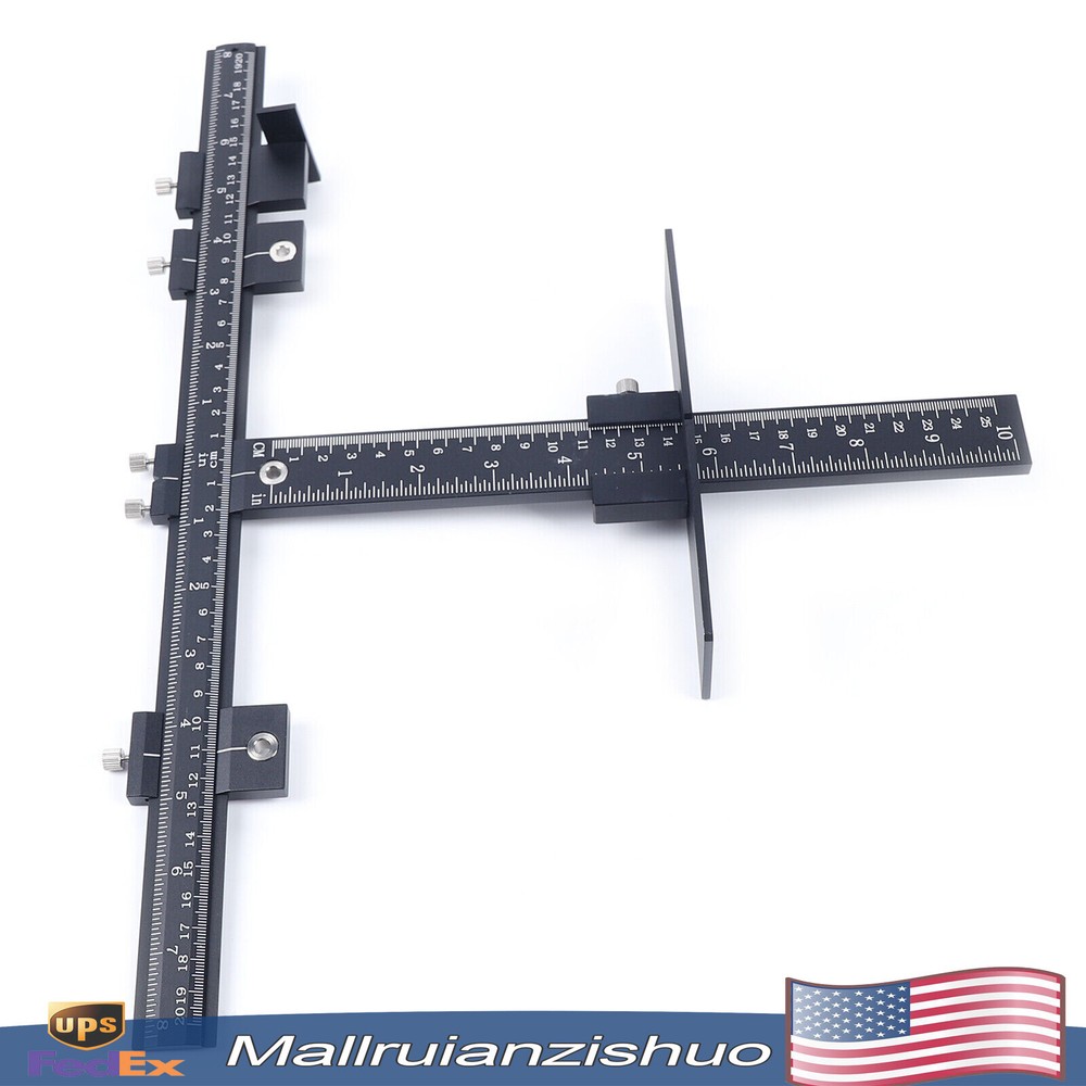 Cabinet Hardware Install Jig Tool Drawer Pull Handle Punch Locator Drill Guide