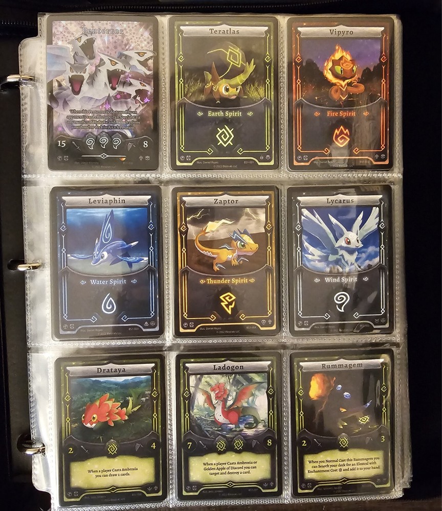 Elestrals - Kickstarter Master Set | Includes Binder, Promos & SD Exclusives