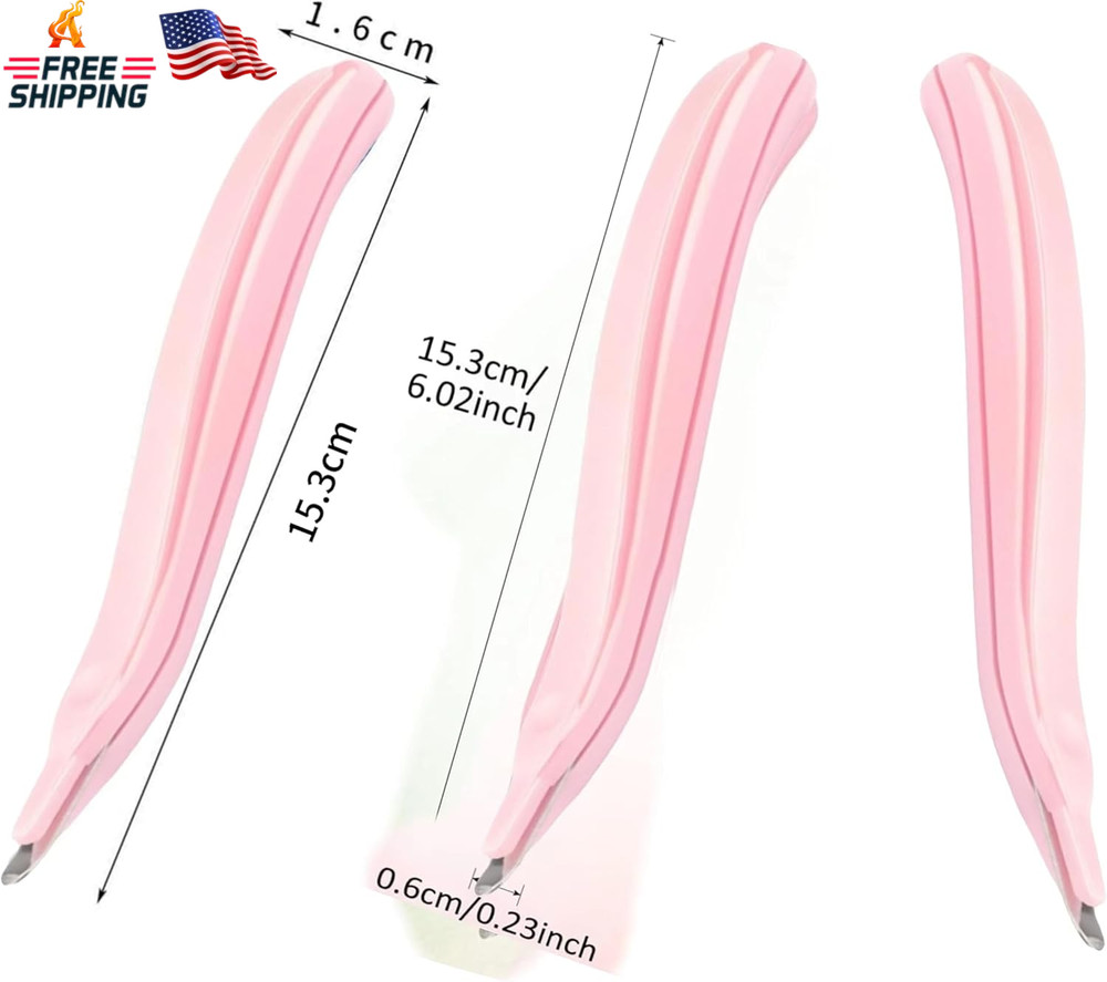 3Pink Professional Magnetic Staple Remover Puller Rubberized Staples Remover Sta