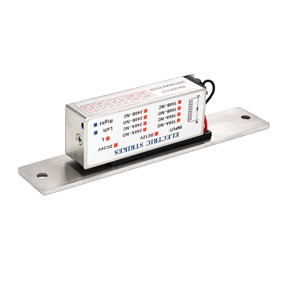 YUHANUS Electric Strike Door Lock Fail-Secure NO Mode Mode/ Fail Secure